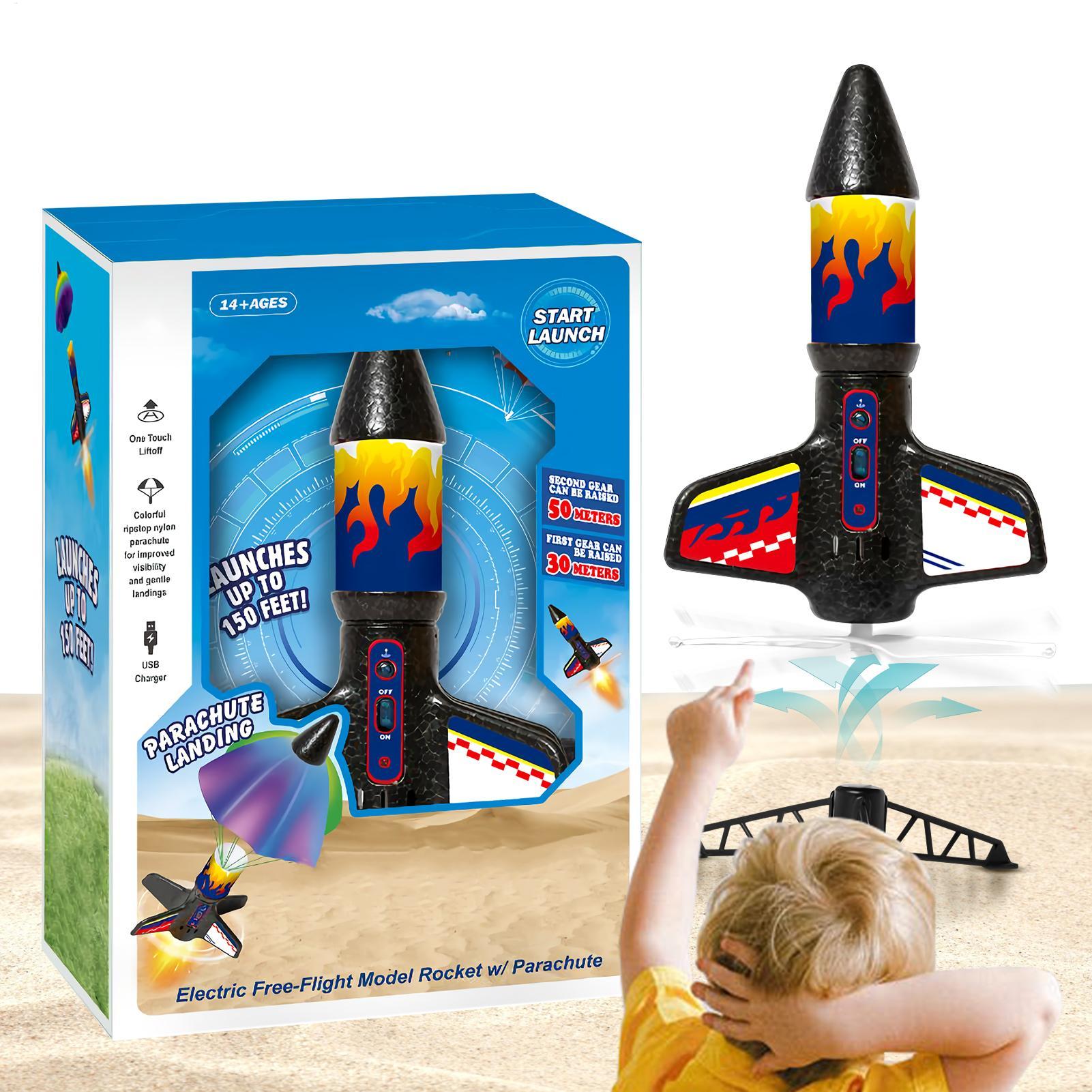Kids Outdoor Learning Activities - Jouet de fusée pour enfants, lancement