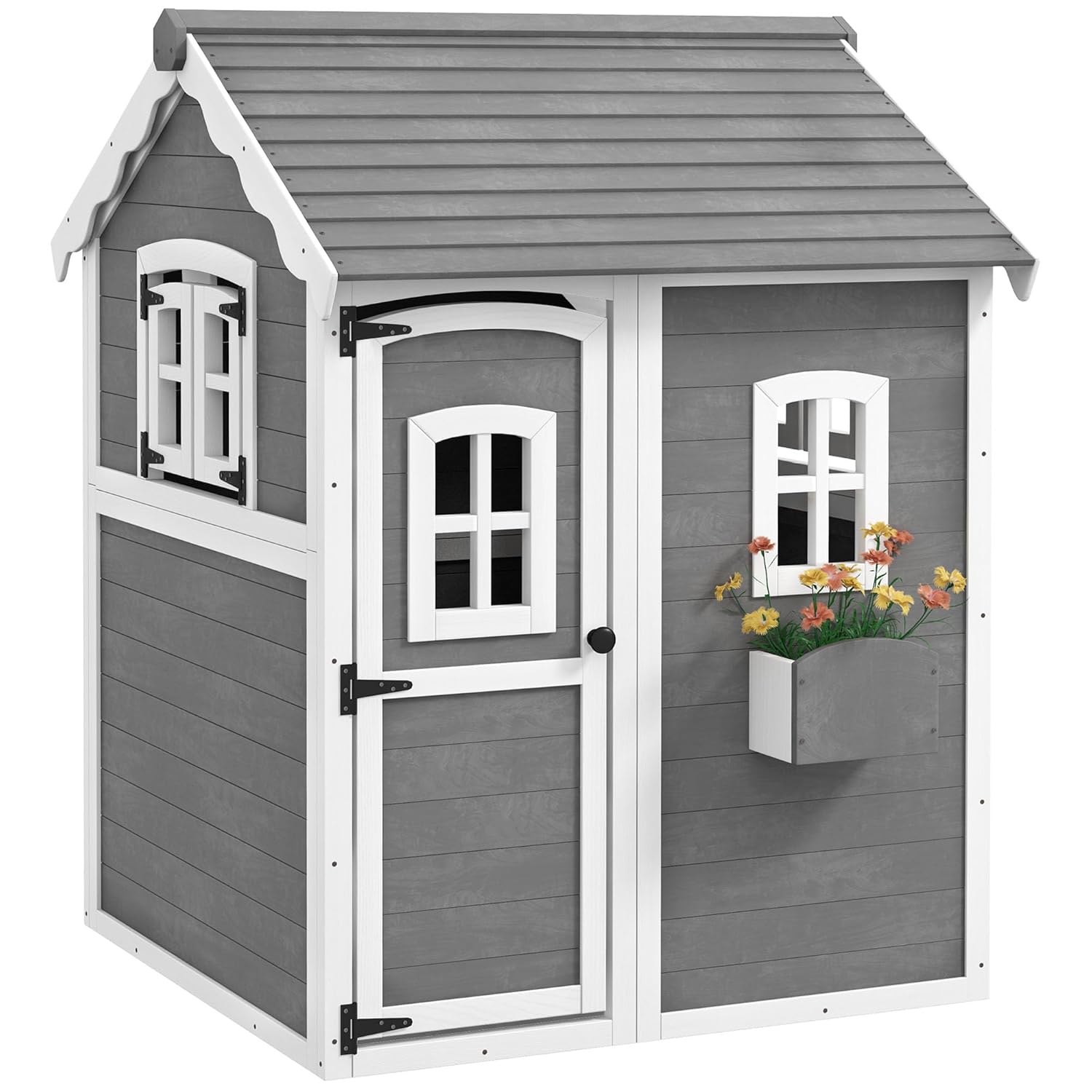 Kids Outdoor Wooden Playhouse - # Maison de jeu en bois