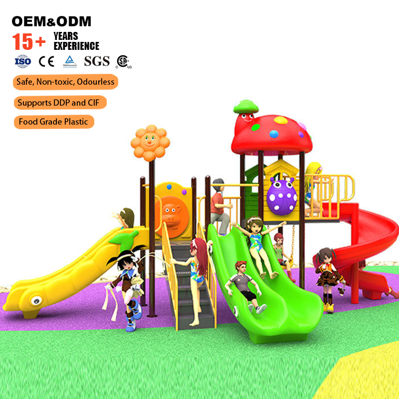 Kids Outdoor Swing Set With Slide - Équipement de divertissement extérieur multifonctionnel pour