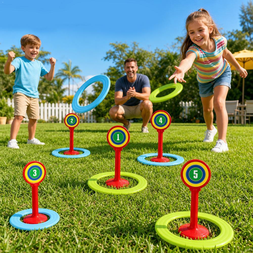 Kids Outdoor Games For Party - Ensemble de jeux en plastique pour