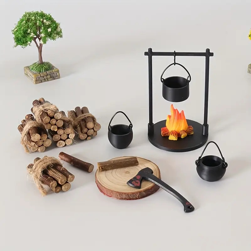 Kids Outdoor Table And Chair Set - Mini poêle suspendu pour feu de