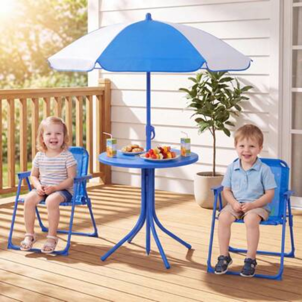 Kids Outdoor Table And Chair Set - Table de pique-nique pour enfants, ensemble