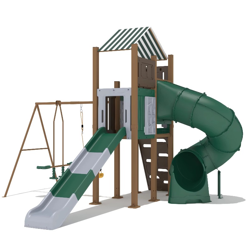 Aire de jeux intérieure écolog - Kids Outdoor Wooden Playhouse avis et prix
