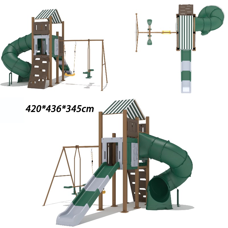 Aire de jeux intérieure écolog - Kids Outdoor Wooden Playhouse avis et prix