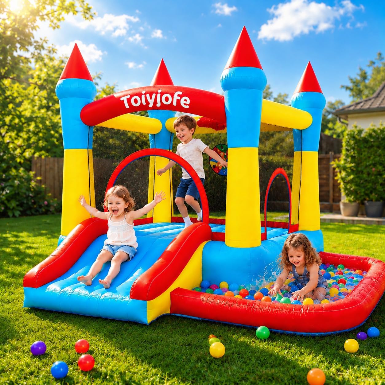 Château gonflable pour enfants - Kids Outdoor Jumping Castle avis et prix