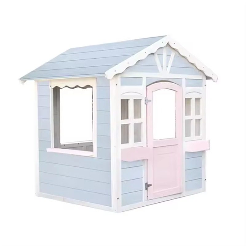 Maison de jeu en bois pour enf - Kids Outdoor Wooden Playhouse avis et prix