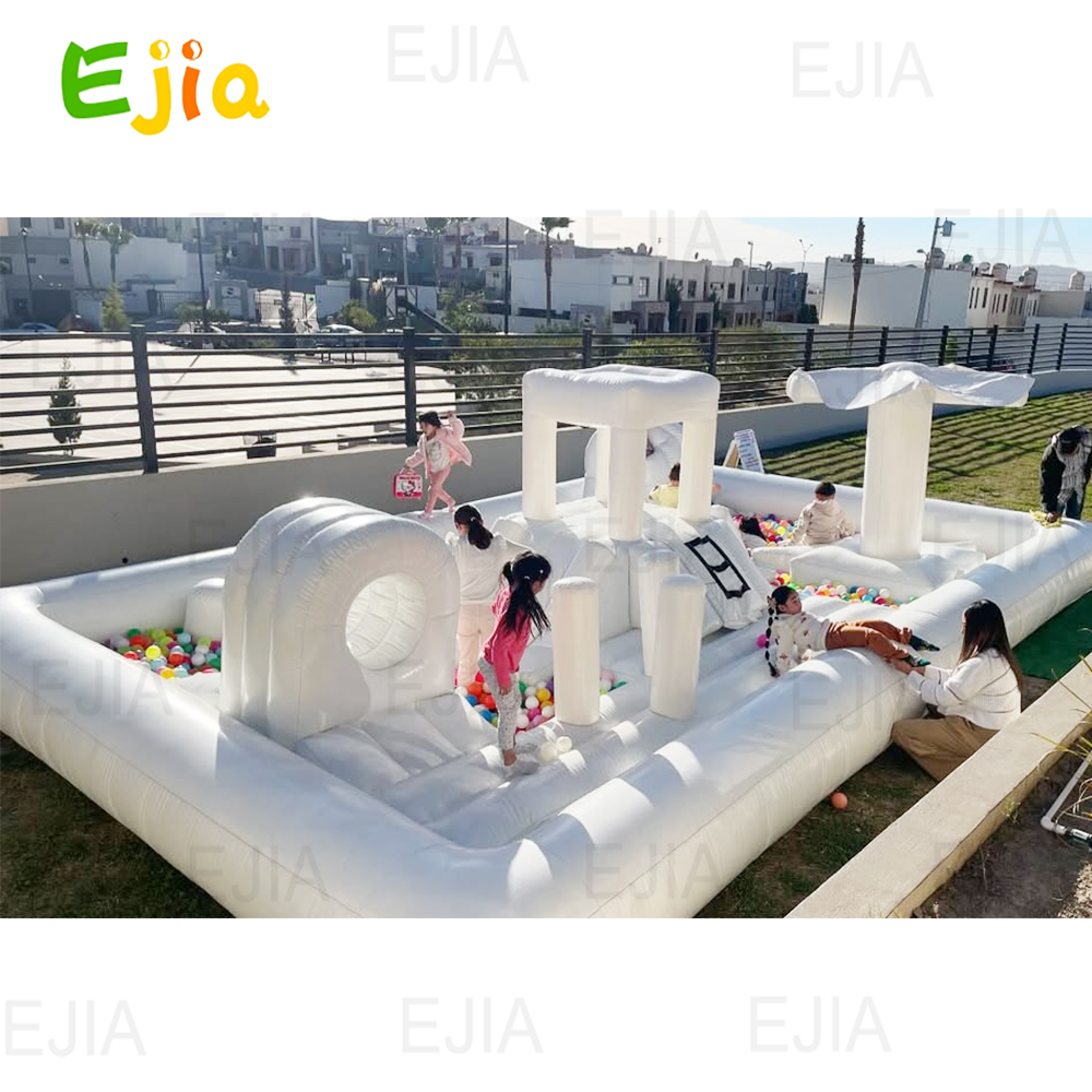 Piscine gonflable à toboggan a - Kids Outdoor Obstacle Course Equipment avis et prix