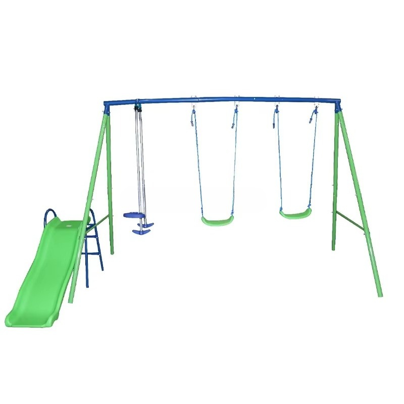 Ensemble de balançoire et de t - Kids Outdoor Swing Set With Slide avis et prix