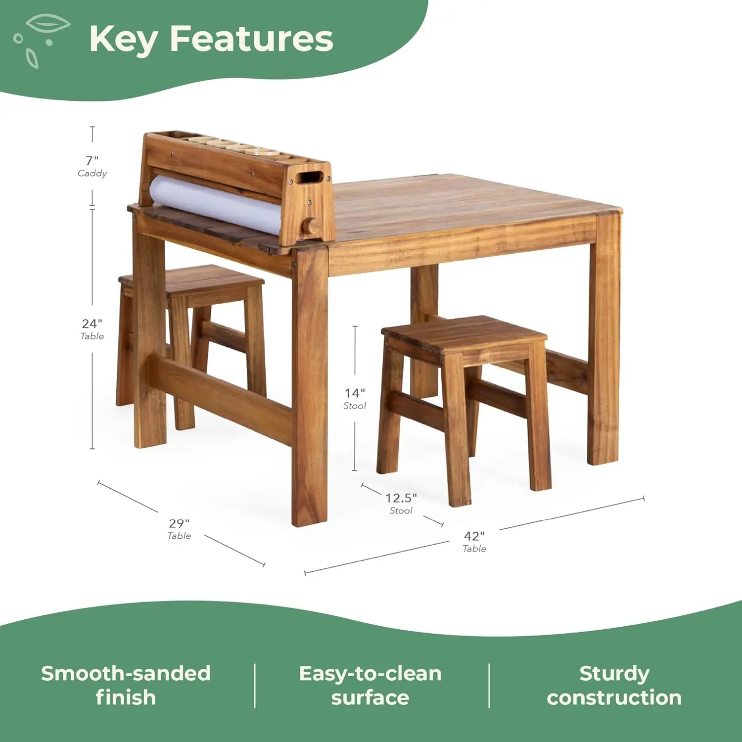 Ensemble table et tabourets d' - Kids Outdoor Table And Chair Set avis et prix