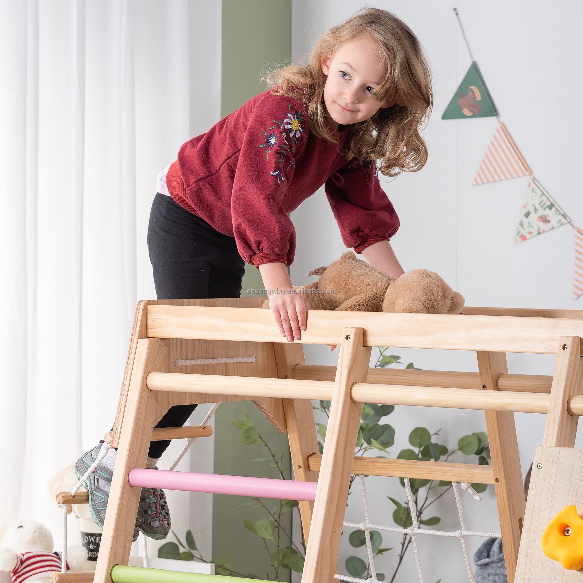 Mur d'escalade, produits de pa - Kids Outdoor Swing Set With Slide avis et prix