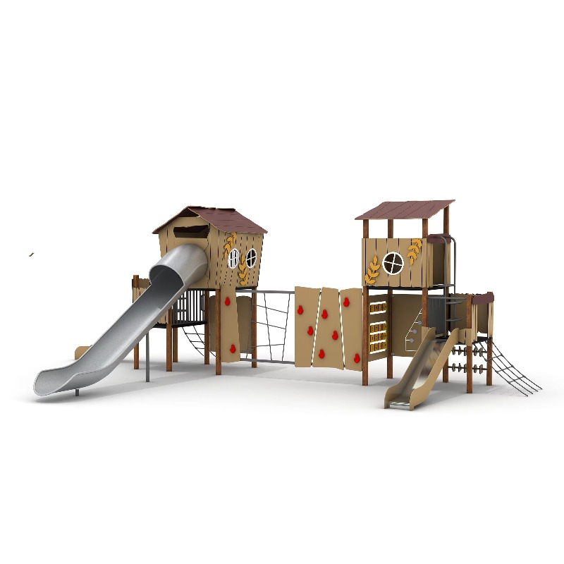 Structure de jeu extérieure en - Kids Outdoor Wooden Playhouse avis et prix