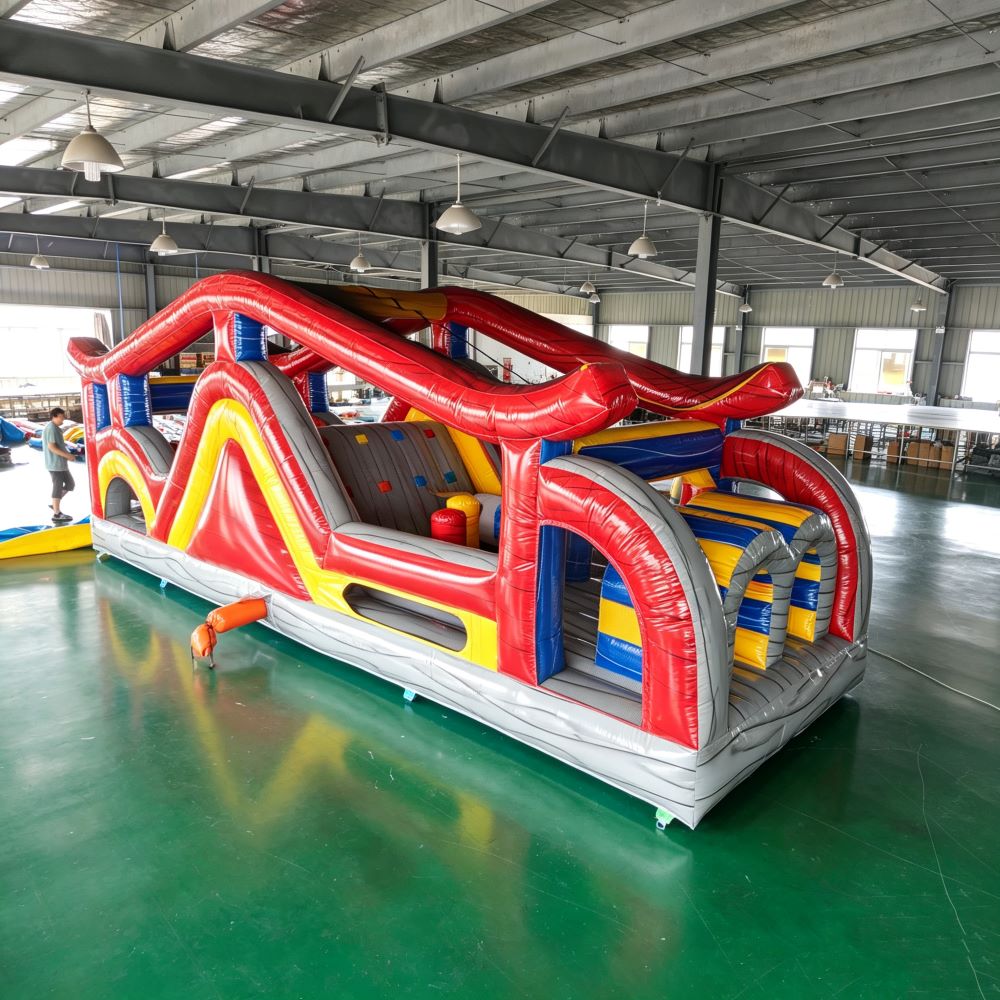 Cours d'obstacles gonflable, j - Kids Outdoor Obstacle Course Equipment avis et prix