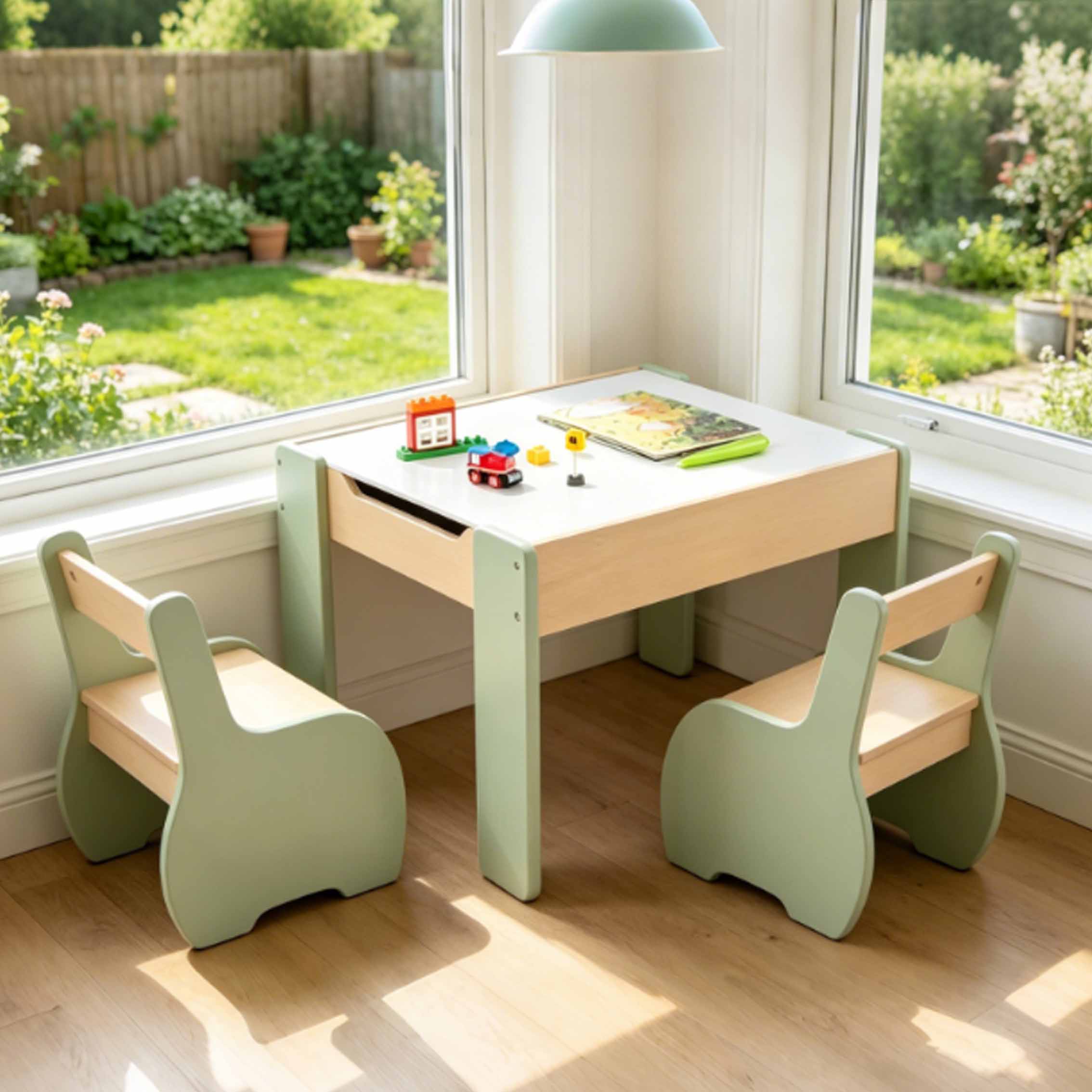 Ensemble table et chaises en b - Kids Outdoor Table And Chair Set avis et prix