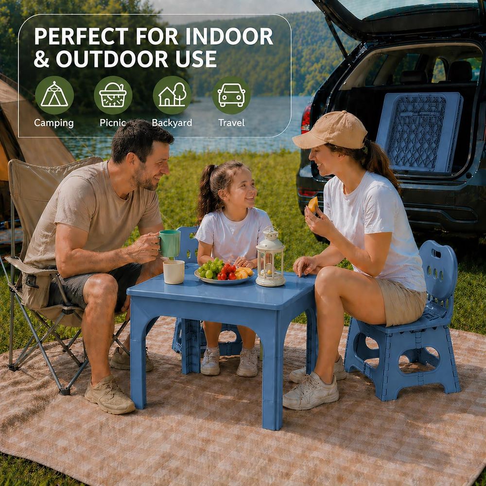 Ensemble table et chaises plia - Kids Outdoor Table And Chair Set avis et prix