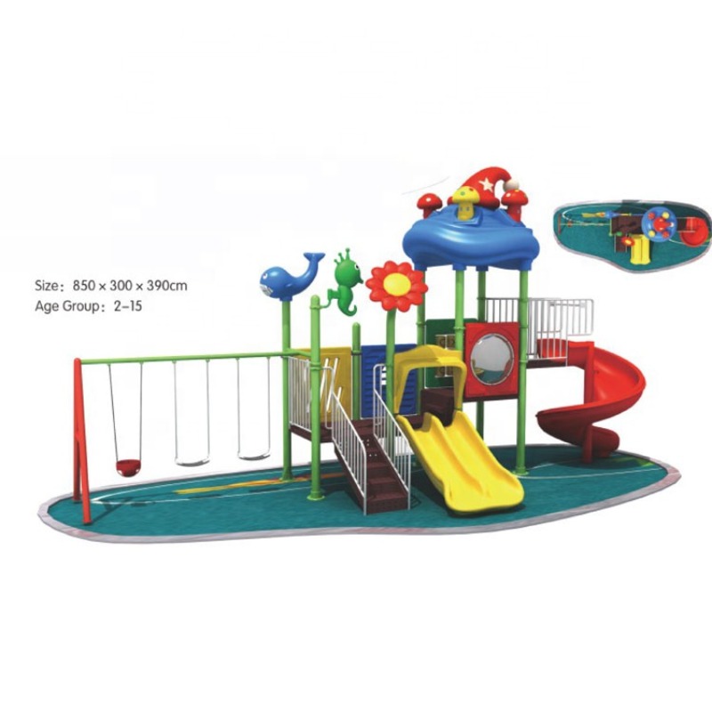 Ensemble de balançoire et tobo - Kids Outdoor Swing Set With Slide avis et prix