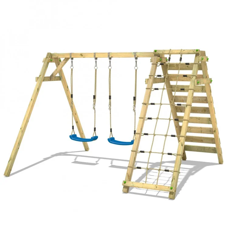 Ensemble toboggan et balançoir - Kids Outdoor Swing Set With Slide avis et prix