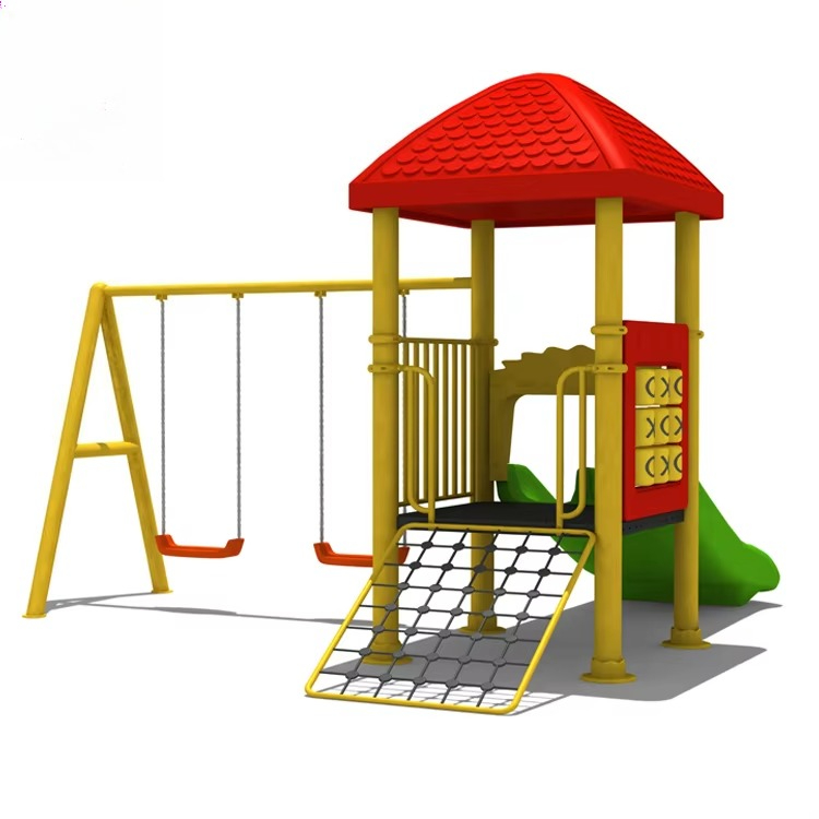 Équipements de terrain de jeux - Kids Outdoor Swing Set With Slide avis et prix
