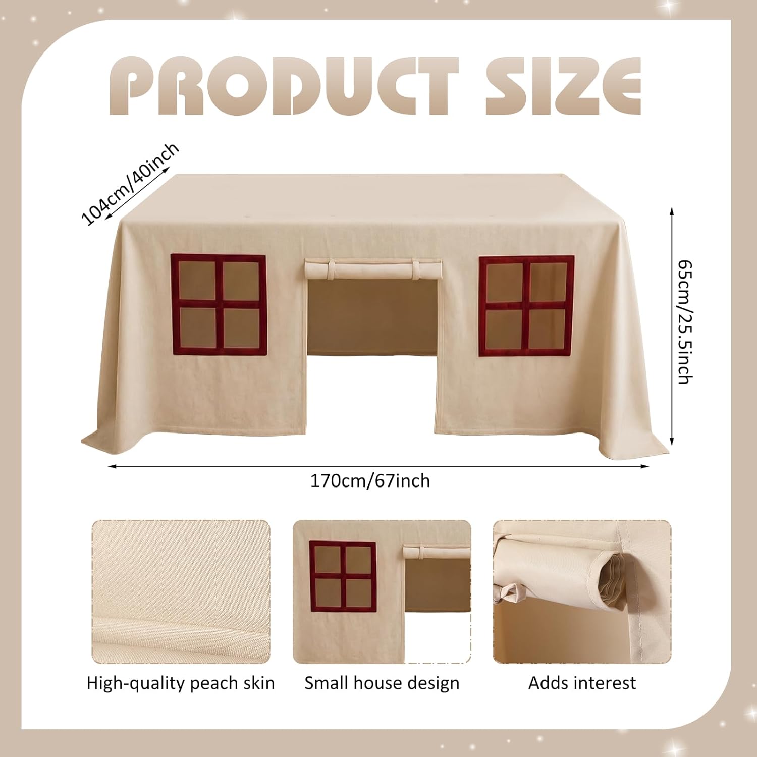 Grande nappe de table pour sal - Outdoor Tent Playhouse avis et prix
