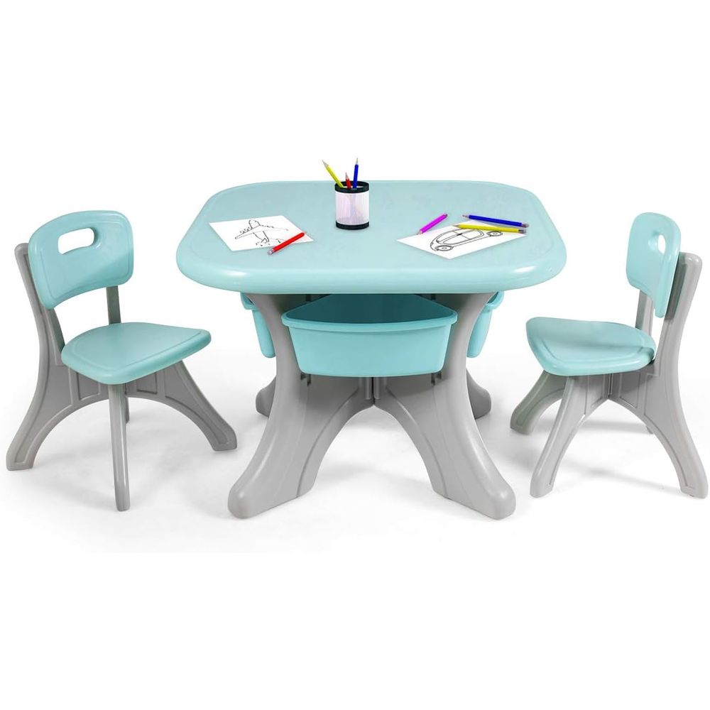 Table et chaises pour enfants, - Kids Outdoor Table And Chair Set avis et prix