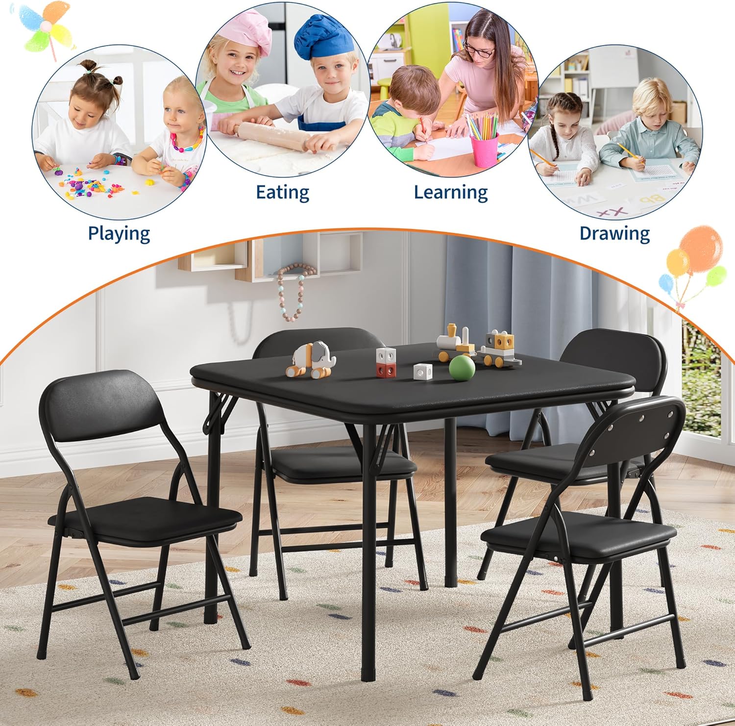 Ensemble table et chaises plia - Kids Outdoor Table And Chair Set avis et prix