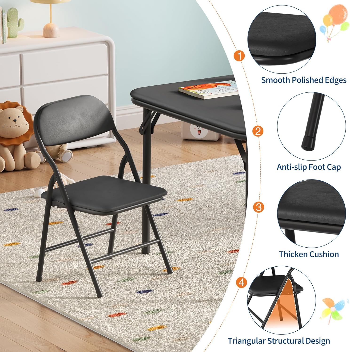 Ensemble table et chaises plia - Kids Outdoor Table And Chair Set avis et prix