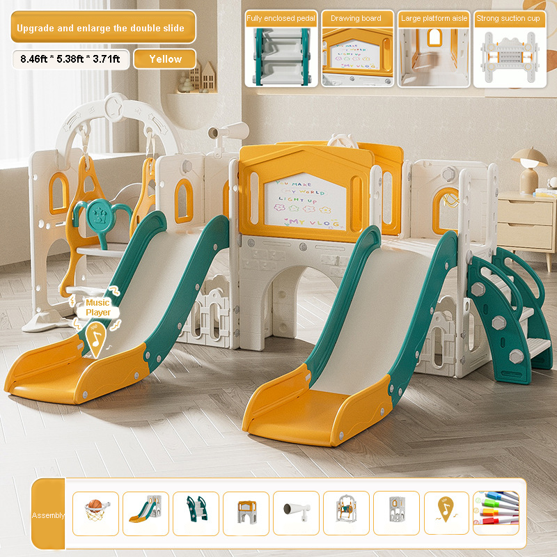 Ensemble à Double glissière po - Kids Outdoor Swing Set With Slide avis et prix