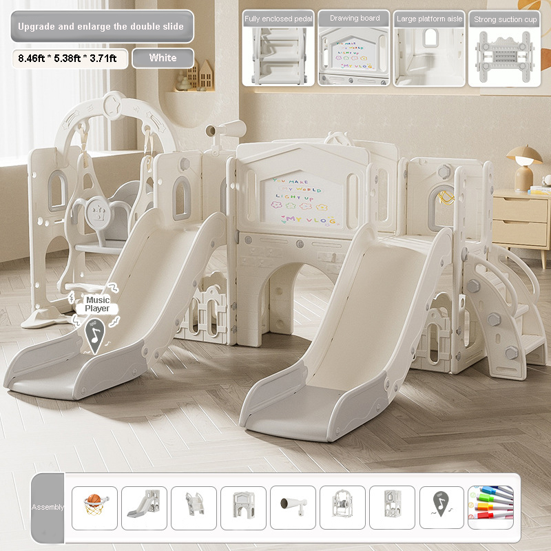 Ensemble à Double glissière po - Kids Outdoor Swing Set With Slide avis et prix