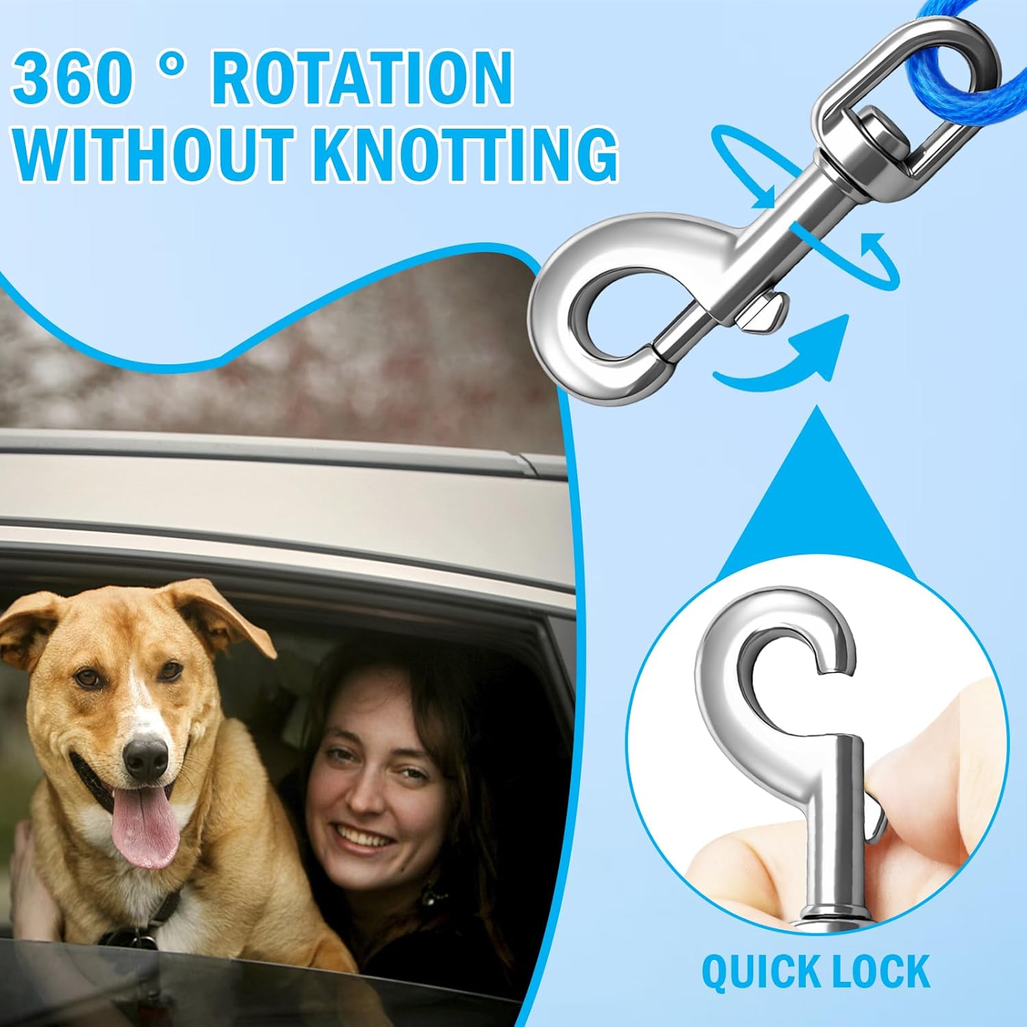 Harnais de voiture pour chien, - Swing Seat Belt avis et prix
